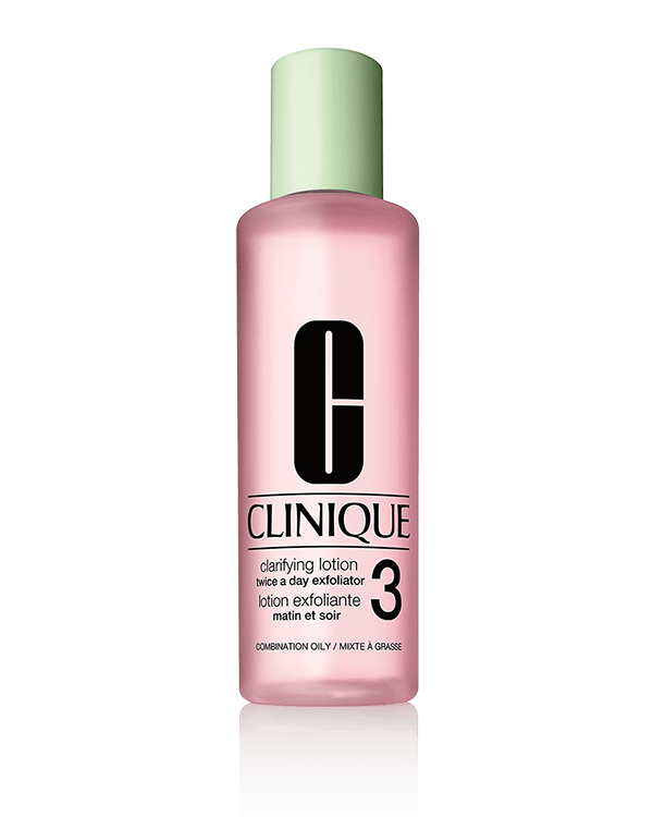 Clarifying Lotion 3, Exfoliating lotion for Combination Oily Skin. Preps skin for moisturizer—exfoliated skin is more receptive to hydration and treatment products. Dermatologist-developed.&lt;br&gt;&lt;br&gt;&lt;b&gt;Benefits:&lt;/b&gt; Exfoliate, Refine&lt;br&gt;&lt;br&gt;&lt;b&gt;Key Ingredients:&lt;/b&gt; Witch Hazel, Salicylic Acid&lt;br&gt;&lt;br&gt;&lt;b&gt;Skin Type:&lt;/b&gt; Combination Oily&lt;br&gt;&lt;br&gt;&lt;b&gt;Category:&lt;/b&gt; Skincare