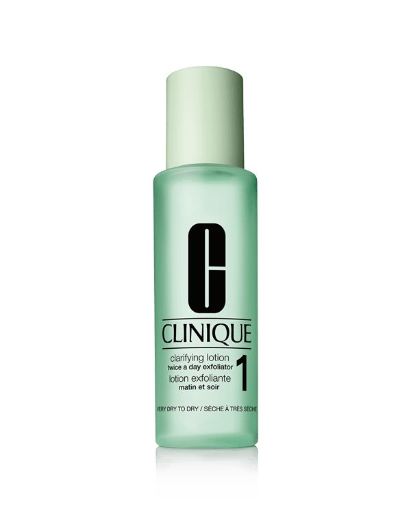 Clarifying Lotion 1, Mild exfoliating lotion for very dry skin sweeps away dulling flakes. Preps skin for moisturizer—exfoliated skin is more receptive to hydration and treatment products. Dermatologist-developed. &lt;br&gt;&lt;br&gt;&lt;b&gt;Benefits:&lt;/b&gt; Exfoliate&lt;br&gt;&lt;br&gt;&lt;b&gt;Key Ingredients:&lt;/b&gt; Witch Hazel, Salicylic Acid&lt;br&gt;&lt;br&gt;&lt;b&gt;Skin Type: &lt;/b&gt;Very Dry to Dry&lt;br&gt;&lt;br&gt;&lt;b&gt;Category:&lt;/b&gt; Skincare