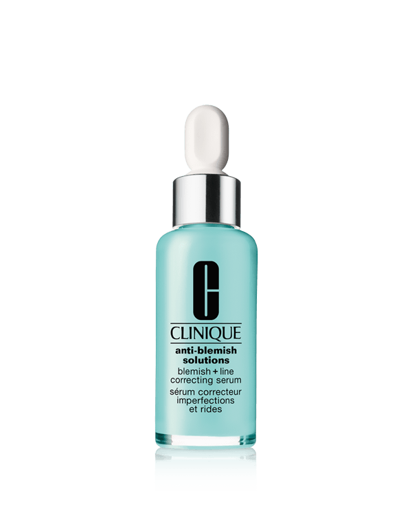 Anti-Blemish Solutions™ Imperfections + Line Correcting Serum, Anti-blemish, de-aging serum helps clear and treat blemishes, and visibly improve lines. See clearer, younger-looking skin.&lt;br&gt;&lt;br&gt;Category: Skincare